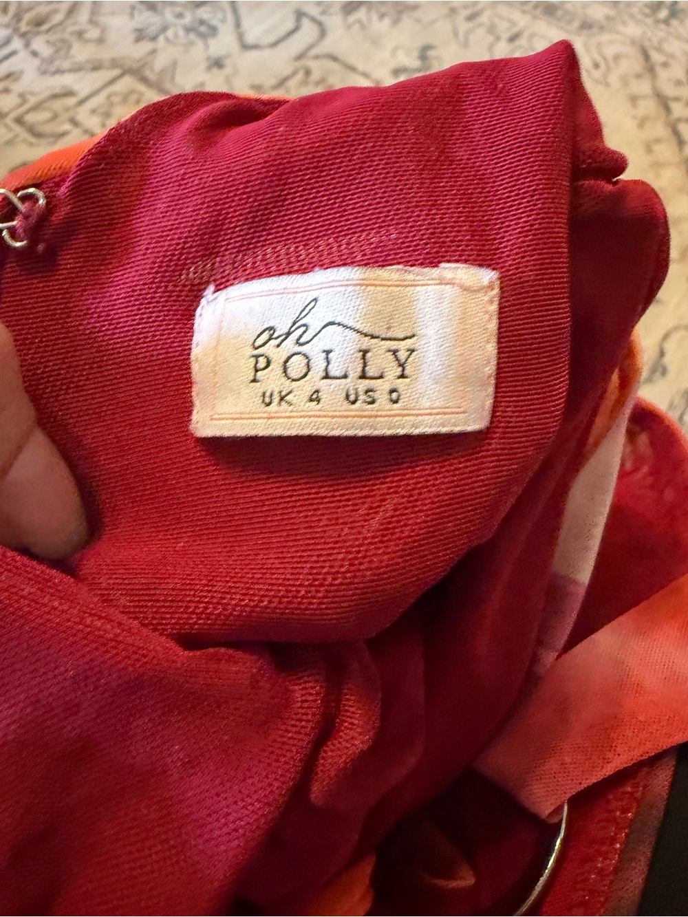 OH POLLY Out Of This World Crossover Ruched Mesh Mini Dress - Picture 9 of 10